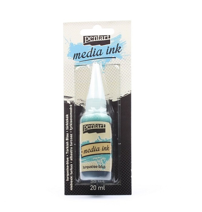 Media ink  turquoise-blue