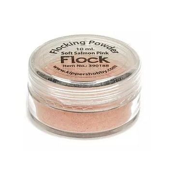 fluweel poeder soft salmon pink