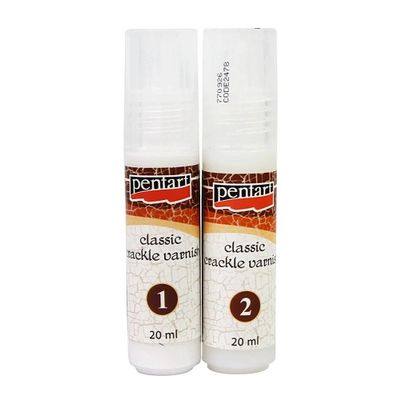 Pentart classic crackle varnish 2 componenten 20ml Pentart classic crackle varnish 2 componenten 20ml