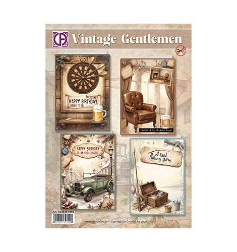stansvellen set creatief art Vintage gentlemen