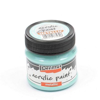 Pentart metallic acrylic paint Turquoise