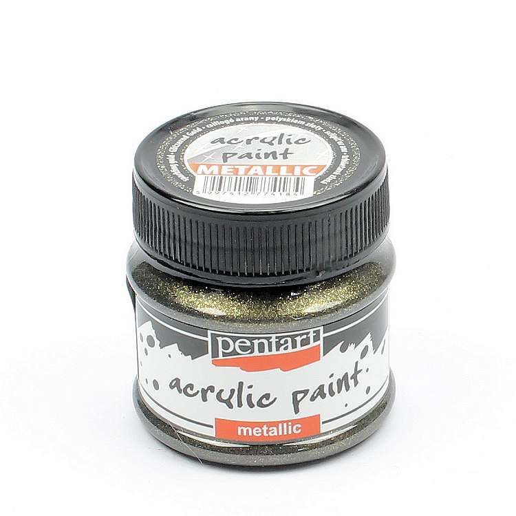Pentart metallic acrylic paint Sparkling gold