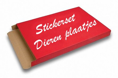 Sticker set dieren plaatjes