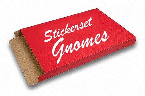 ensemble d'autocollants Gnome