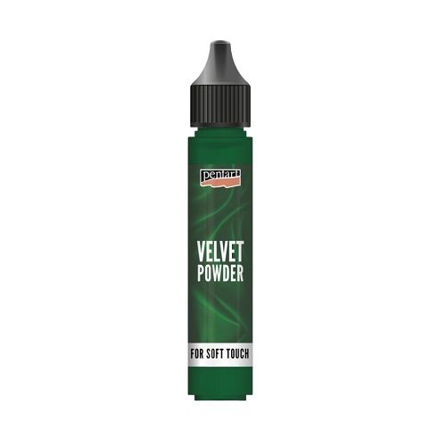 Velvet powder green