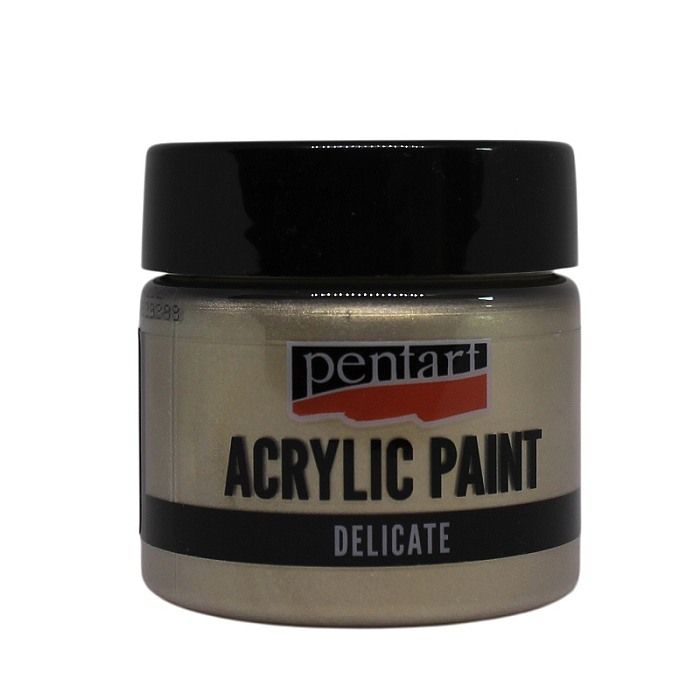 Pentart acrylverf Delicate white gold