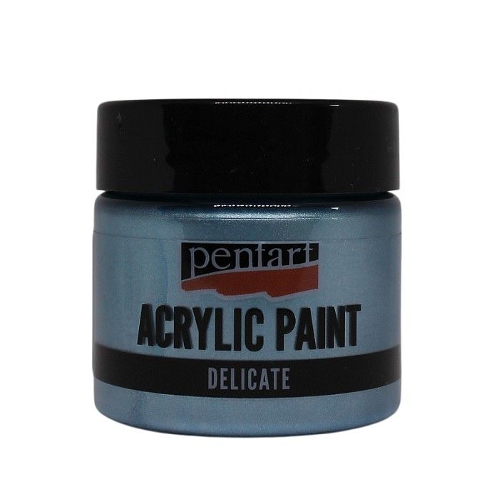 Pentart acrylverf Delicate blue silver