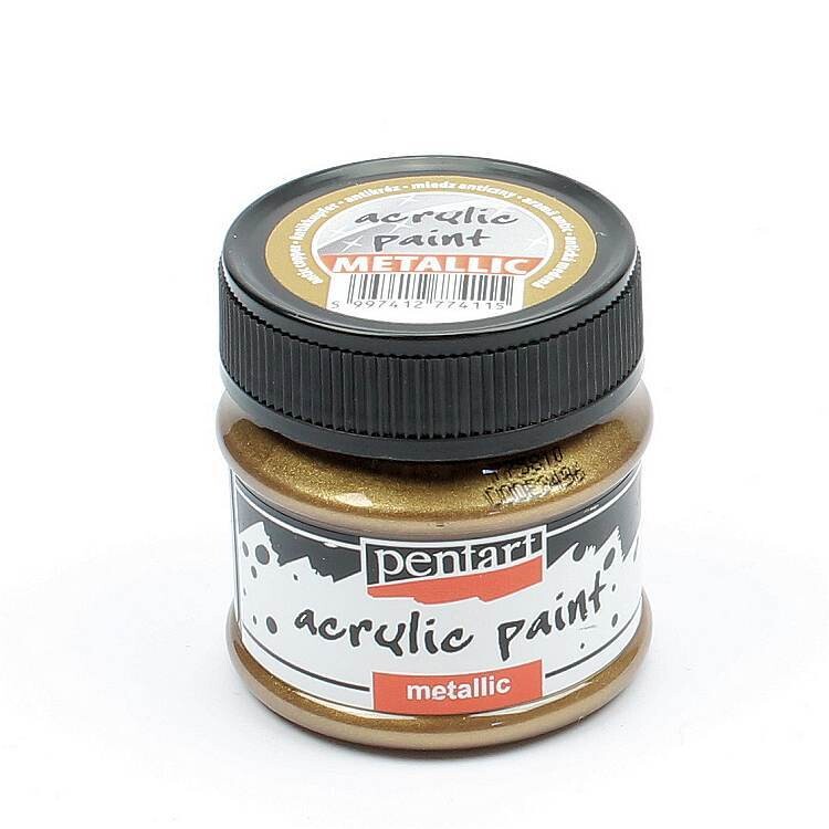 Pentart metallic acrylic paint Antique copper Pentart metallic acrylic paint Antique copper