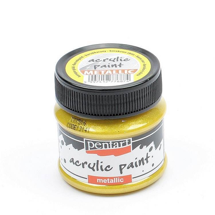 Pentart metallic acrylic paint Baroque gold Pentart metallic acrylic paint Baroque gold
