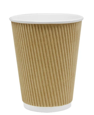 250 mL (8 oz) Paper Cup RW BRK 1PE 260+240 (500 pcs)