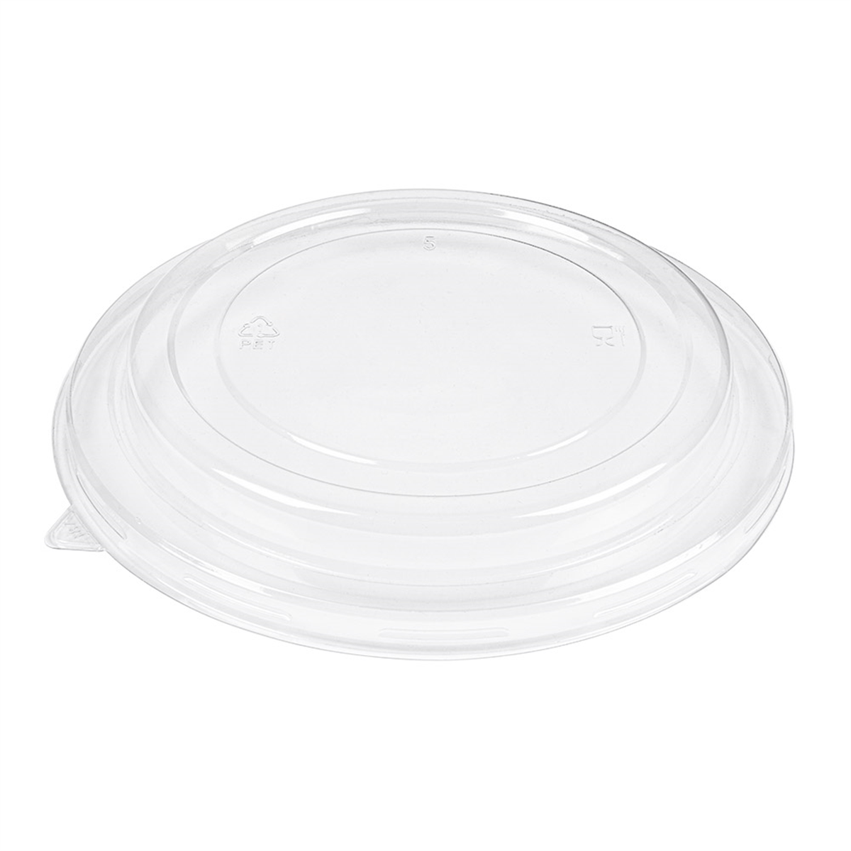 184 mm PET Lid for 1000/1300 mL Flat Salad Bowl (Pack of 500 pcs)