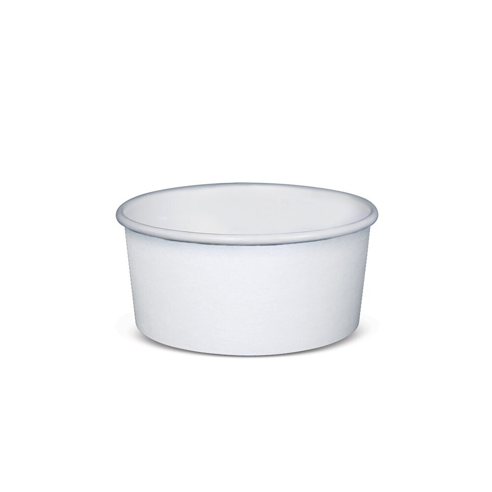 50 mL (2 oz) Paper Tub 62 Plain White 1PE (5000 pcs)