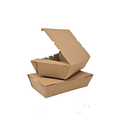 750 mL Food Box Brown Kraft (170 x 120 x 45)
