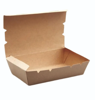 250 mL Food Box Brown Kraft PE (110 x 90 x 40)