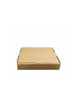 Brown Pizza Box (10 inch) (26cm  X 26cm X 1.5cm) (50pcs)