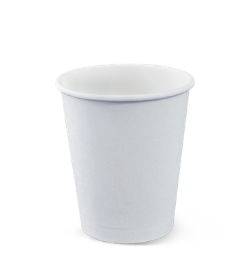 350 mL (12 oz) Paper Cup SW WH 1PE 300 (1000 pcs)
