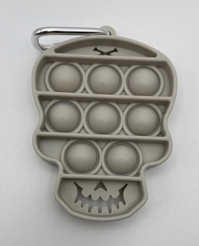 Mini Skull Pop it Keychain