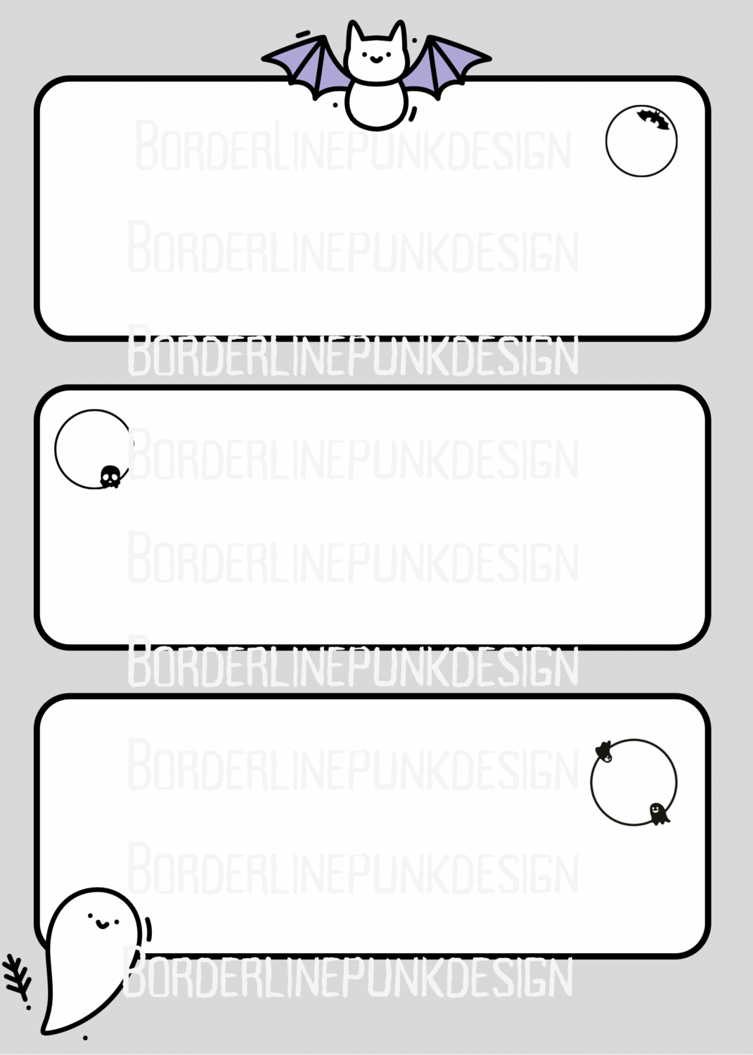 4x6 Blank Communication Cards (Digital Download)