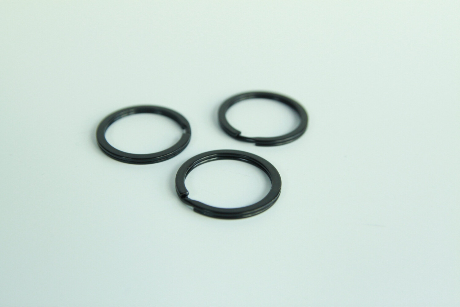 Black Keychain Ring