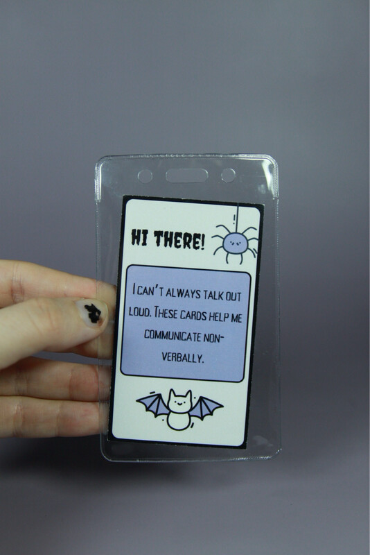 COM CARD ADD ONS: I Can’t (always) Talk Out Loud
