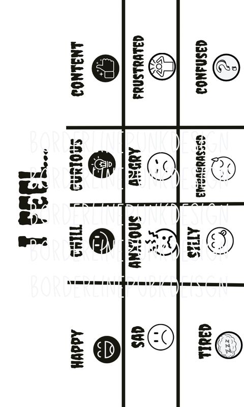 3x5 inch bat black and white communication cards (Digital Download)