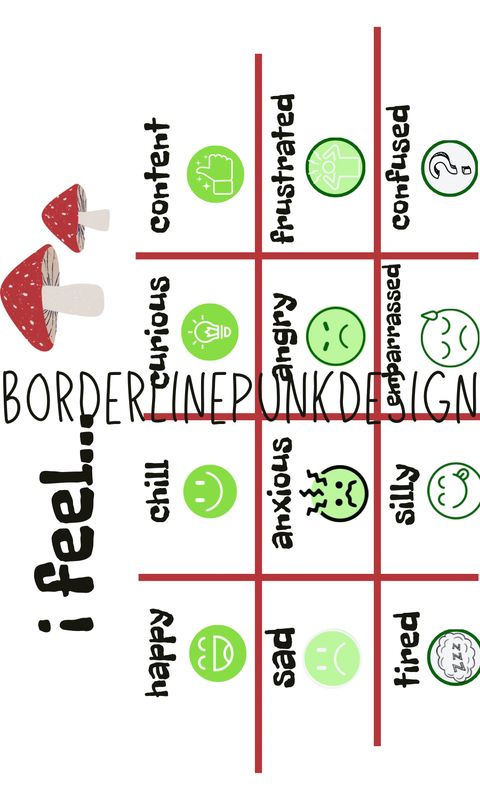 3x5 Mushroom Communication Cards