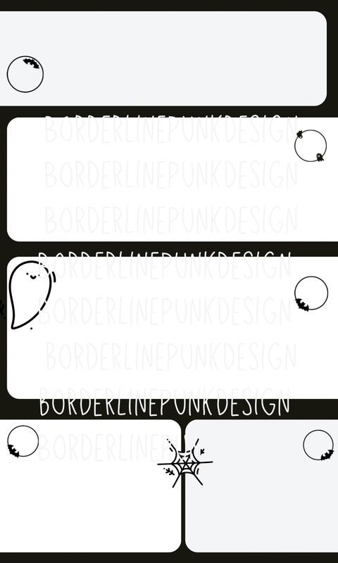 3x5 Blank Communication Cards (Digital Dowload)