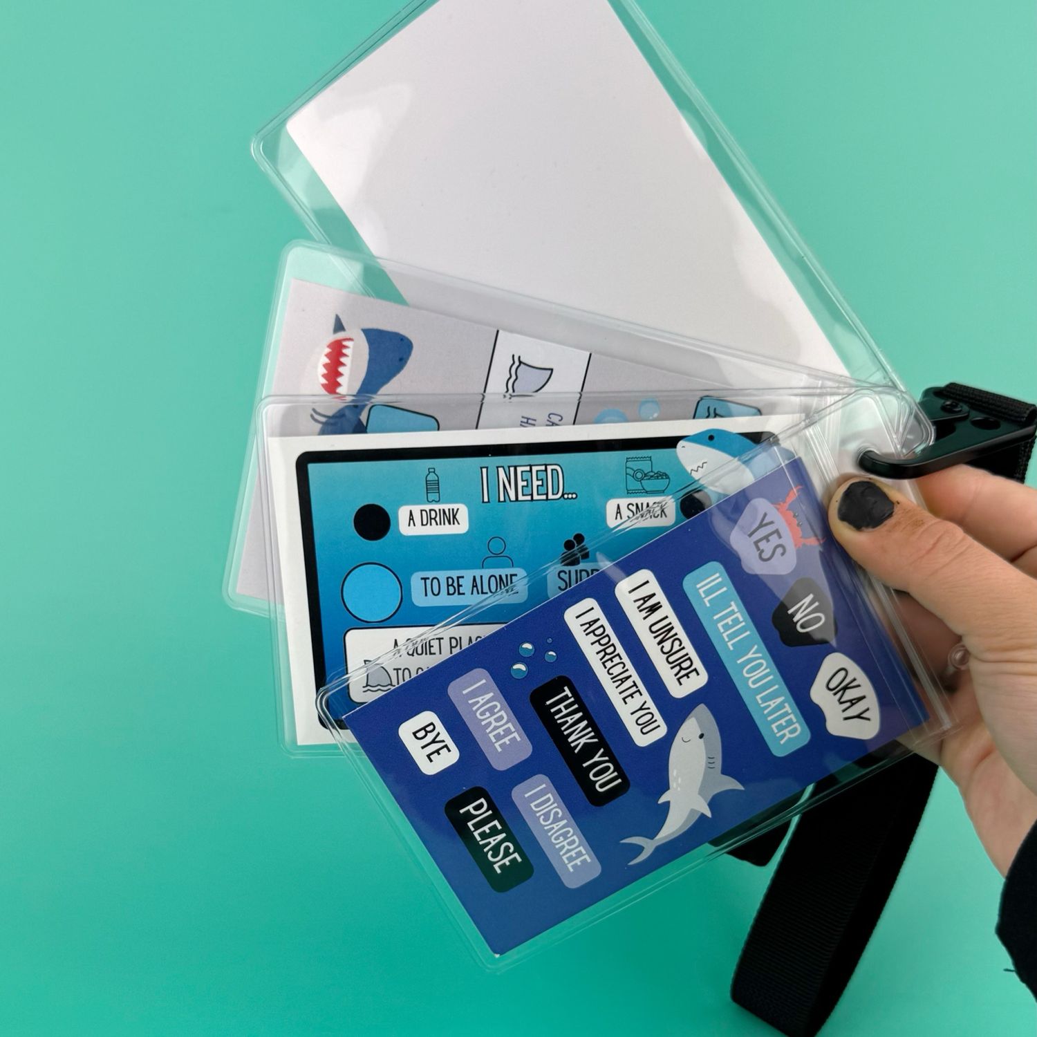 Shark Mini Communication Cards