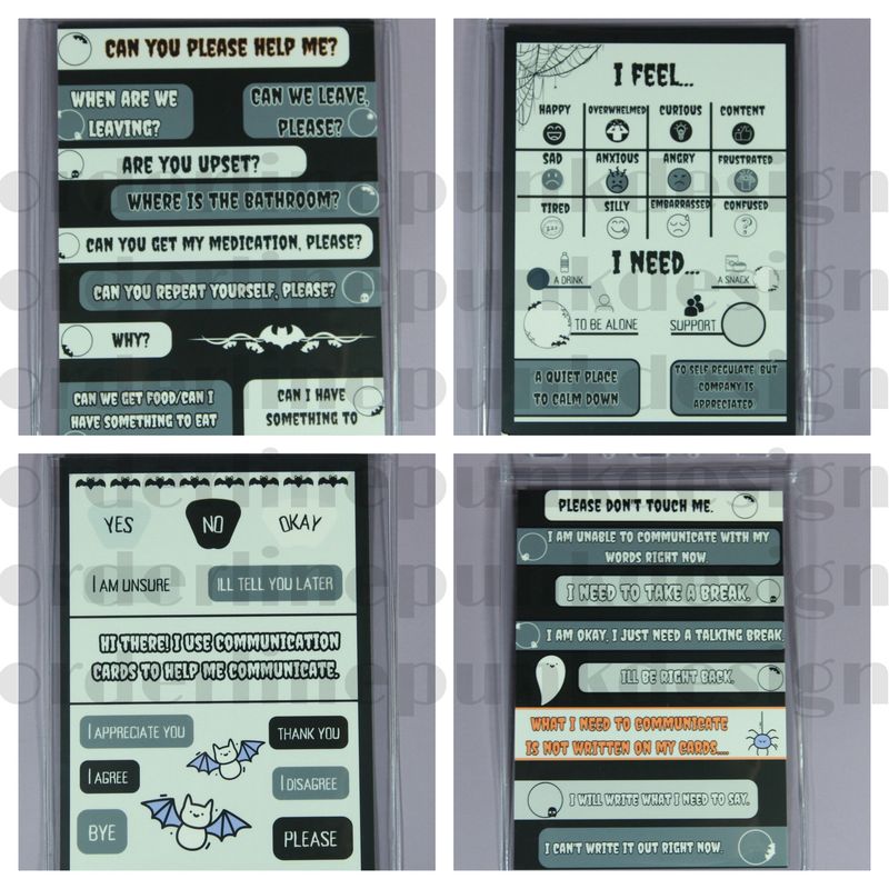 Communication Cards (BTS Freebies)