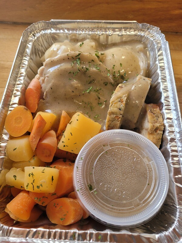 Turkey Dinner (available in Oct and Dec)
