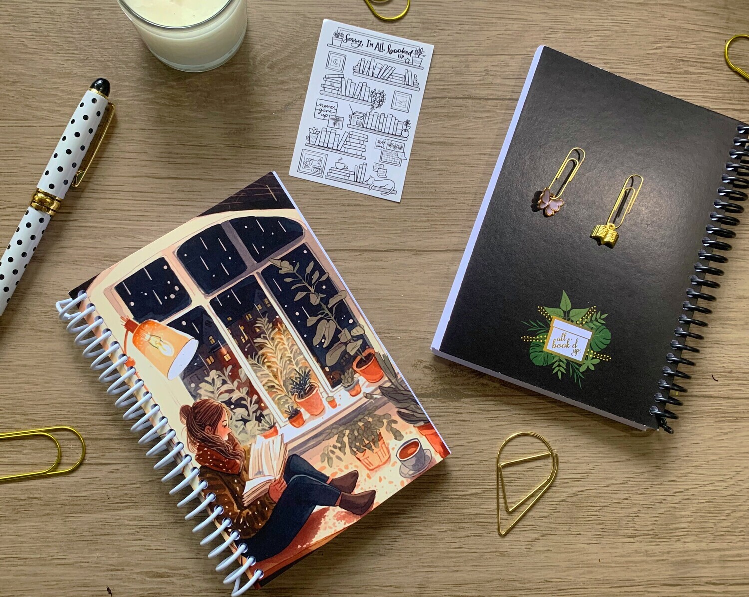 Cozy Night Time Read Mini Notebook