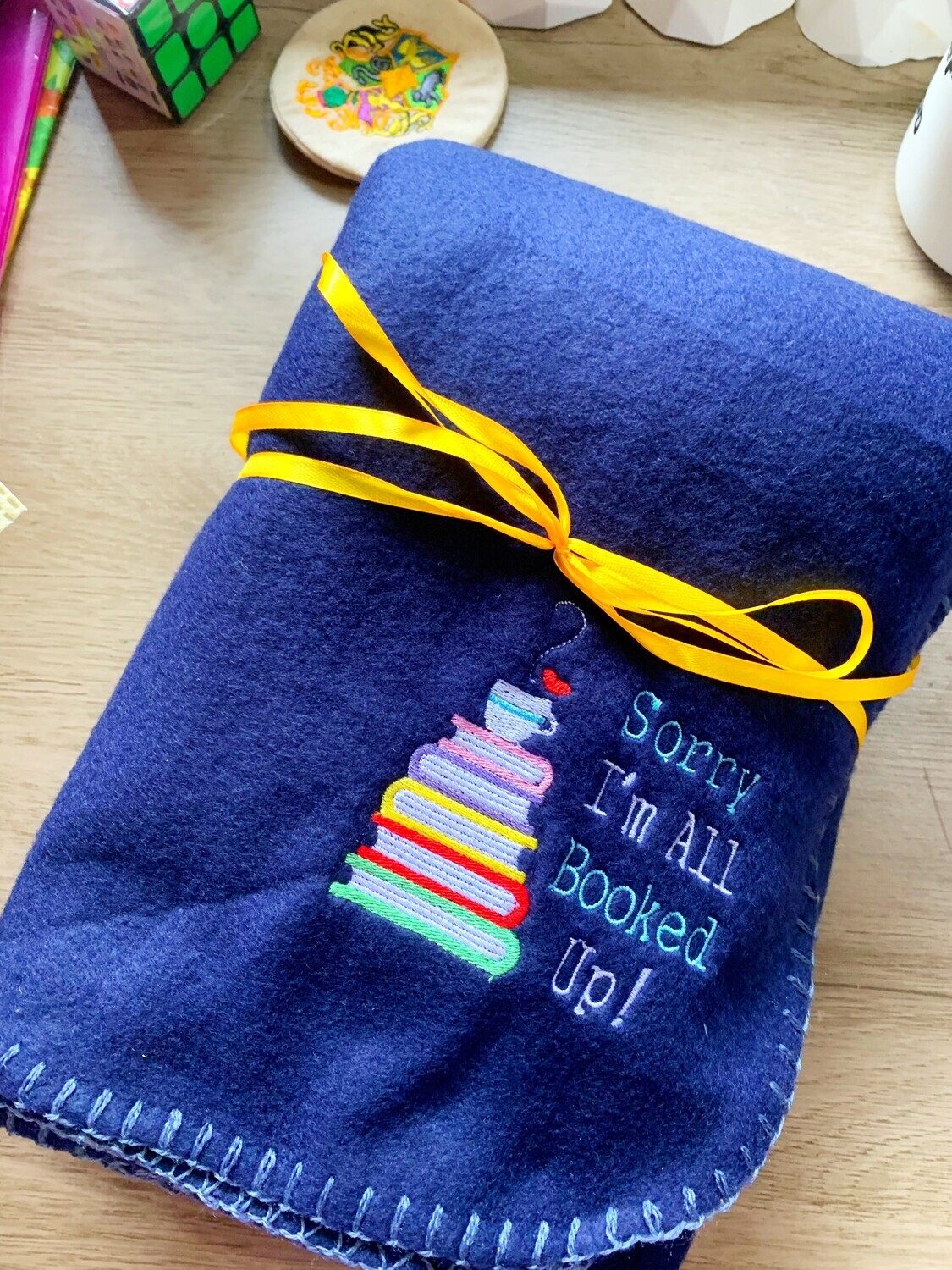 Sorry I&#39;m All Booked Up Reading Blanket