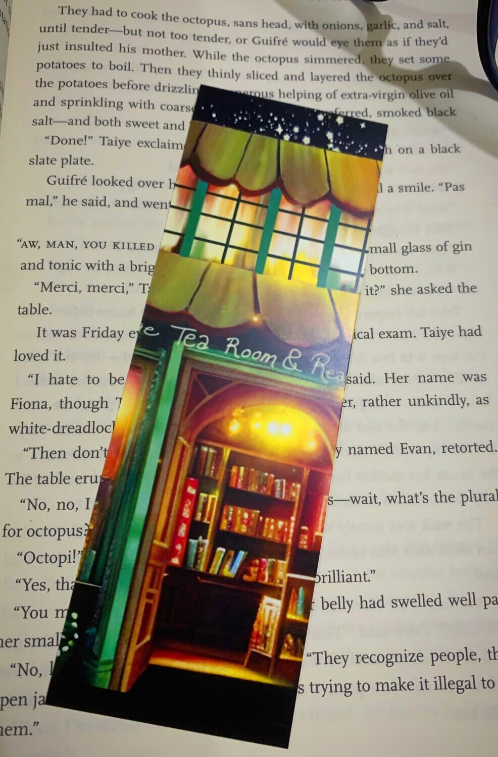 Reading Nook Bookmark - Village Tea Room &amp; Reading Salon