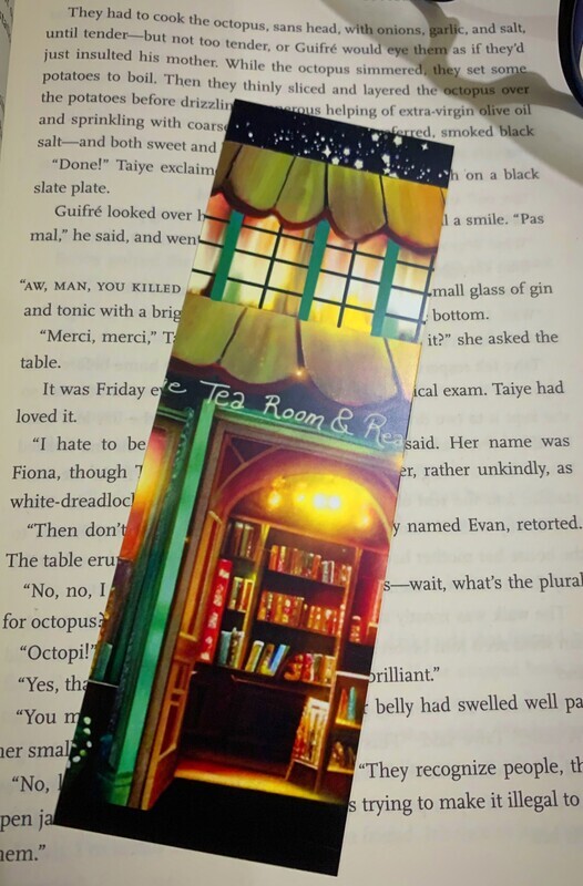 Reading Nook Bookmark - Village Tea Room &amp; Reading Salon