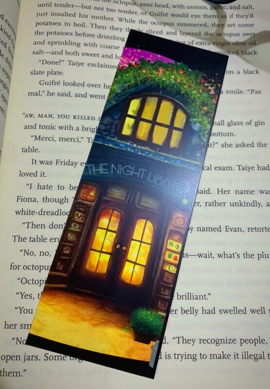 Reading Nook Bookmark - Night Library