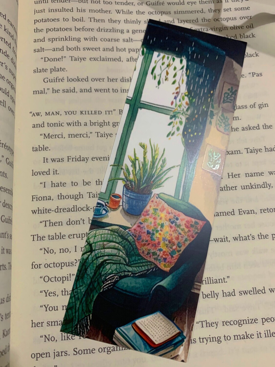 Reading Nook Bookmark - Plant Mom Reading Nook