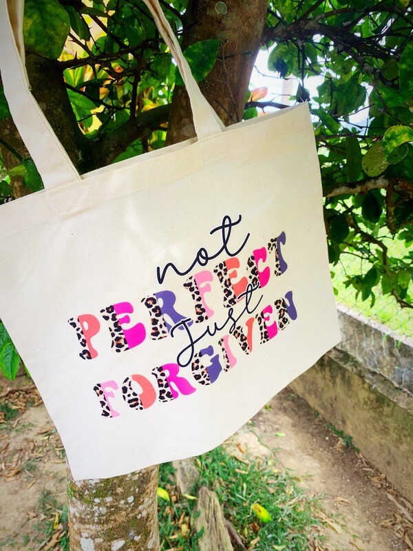 Tote Bag - Not Perfect, Just Forgiven