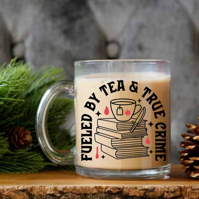 Fueled by Tea &amp; True Crime Mug