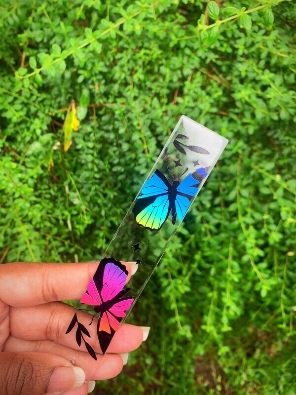 Resin Butterfly Bookmark