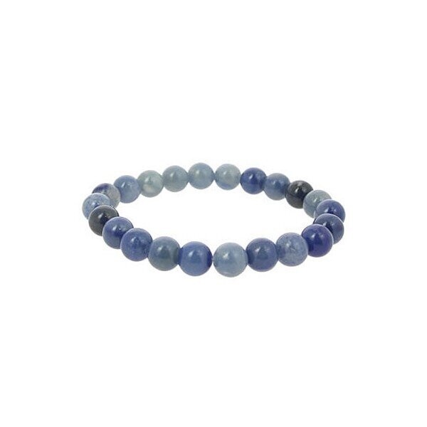 Aventurine Bleue Bracelet Perles 8mm