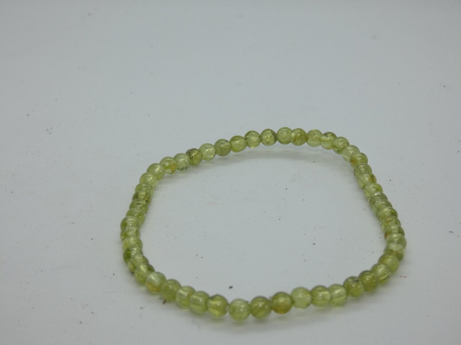 Péridot Bracelet Perles 4mm