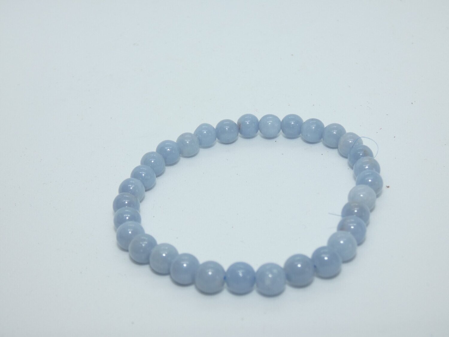 Angélite Bracelet Perles 6mm