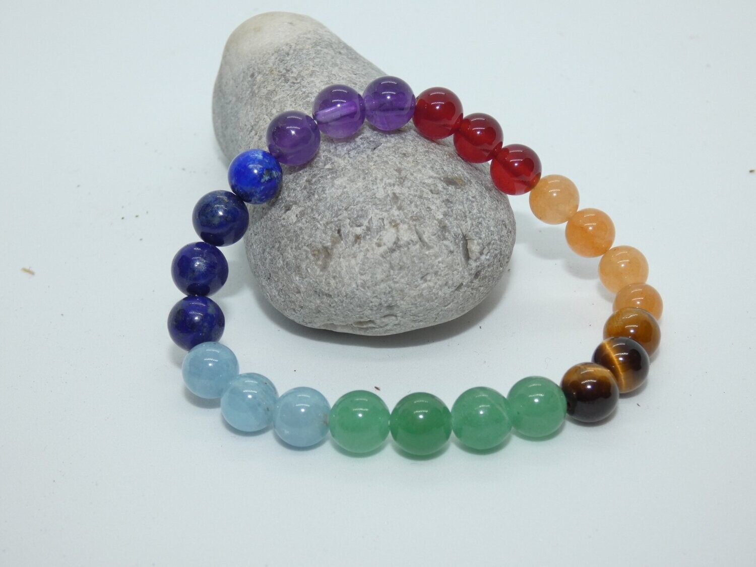 7 Chakras Bracelet Perles 8mm