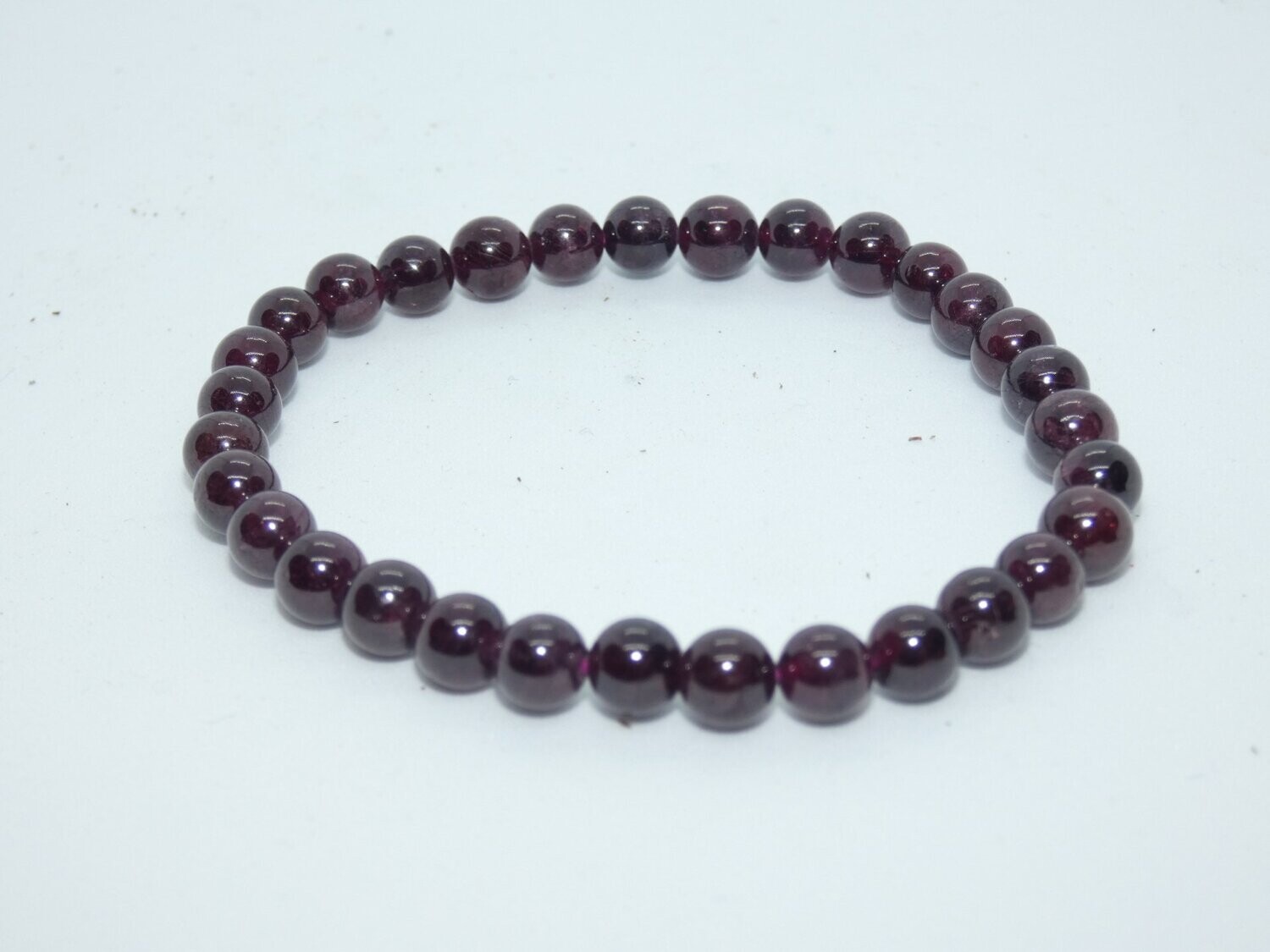 Grenat Rouge Bracelet Perles 6mm