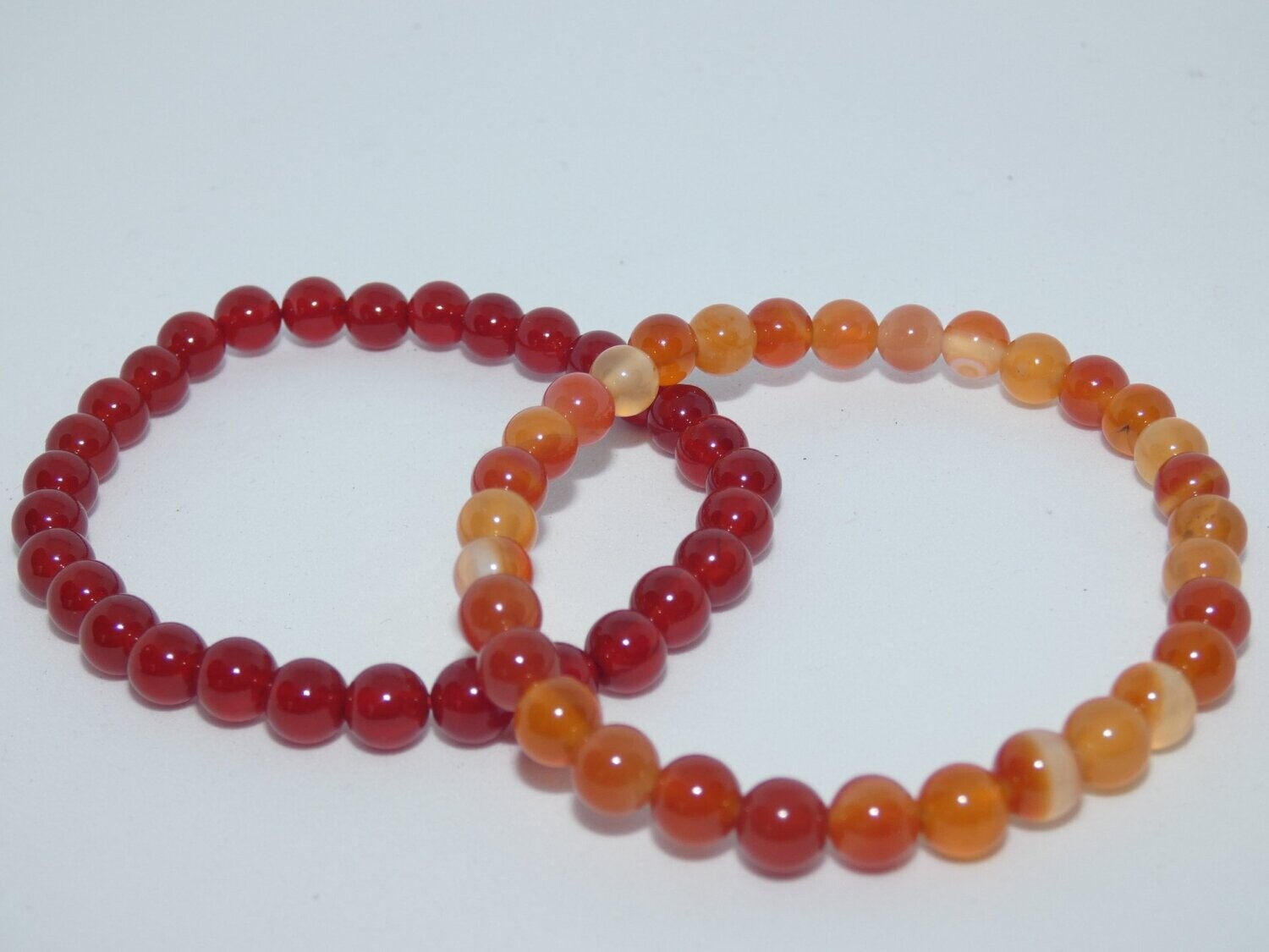 Cornaline Bracelet Perles 6mm