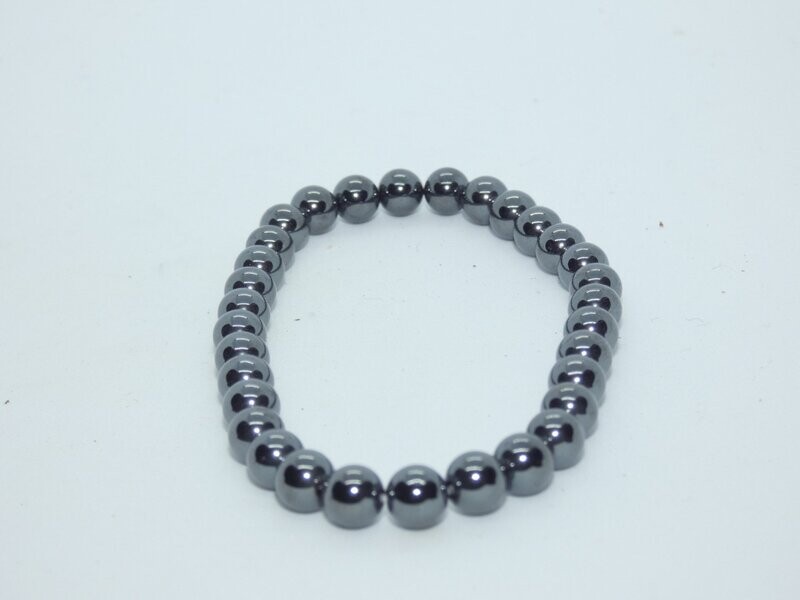 Hématite Bracelet Perles 6mm