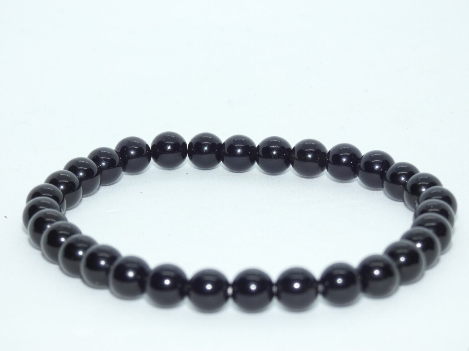 Obsidienne Noire Bracelet Perles 6mm