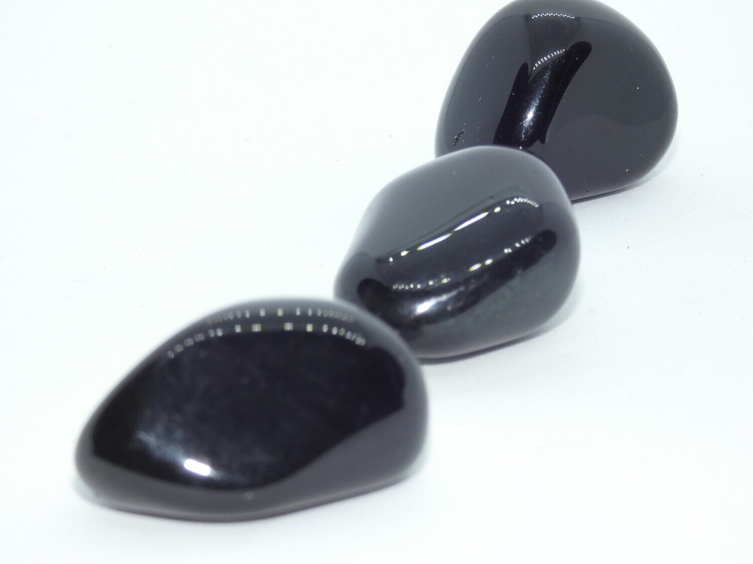 Obsidienne Noire Pierre Roulée