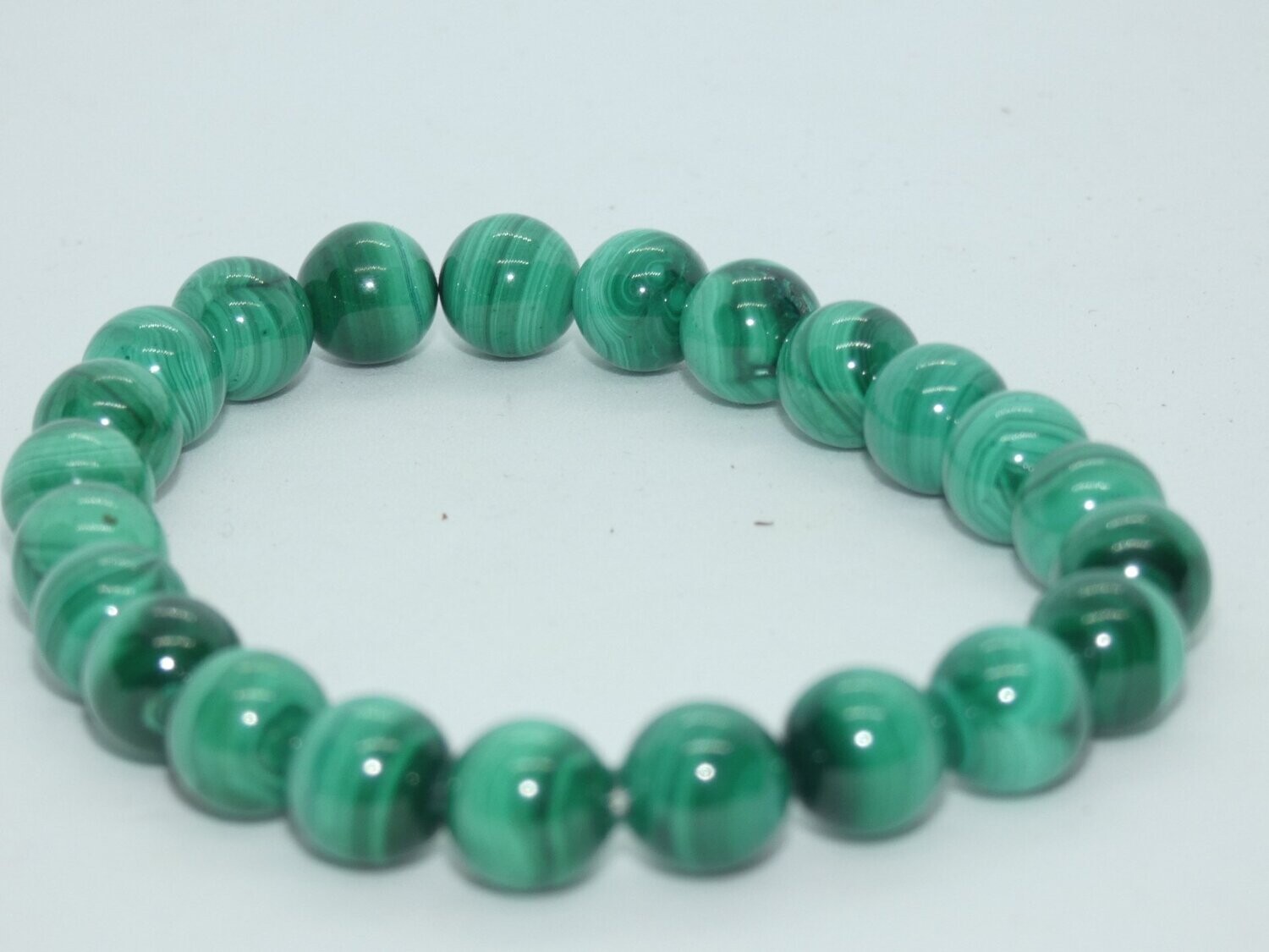 Malachite Bracelet Perles 8mm