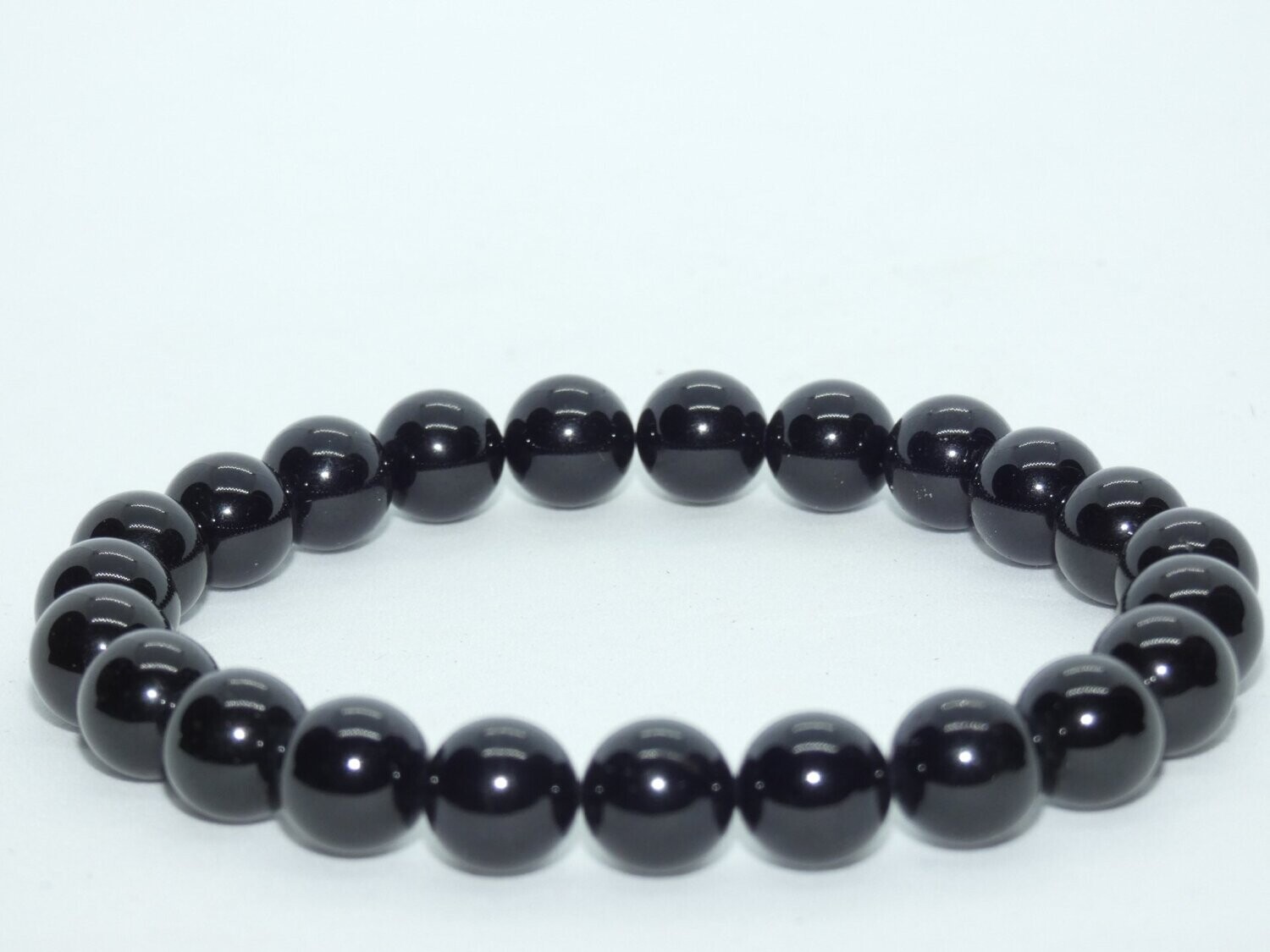 Tourmaline Noire Bracelet Perles 8mm